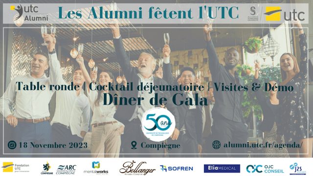 Les alumni fêtent l'UTC - Programme à découvrir